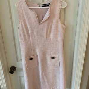 Pink sleeveless dress